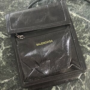 Balenciaga crossbody or belt Black Messenger Bag Sleek Mini